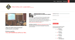 Desktop Screenshot of pirateriadecamiones.com.ar